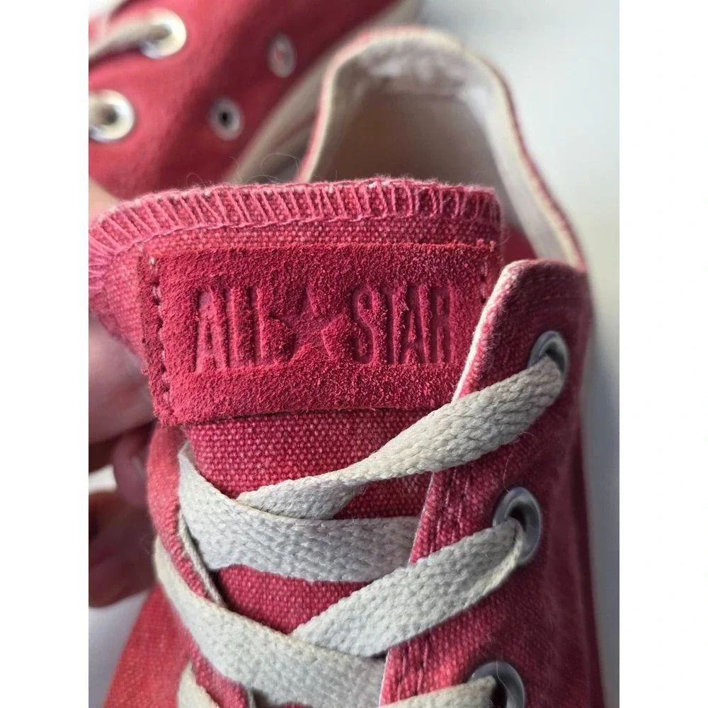 Converse All Star Men's Sneakers Size 4 Women's Size 6 Pink Red Shoes Early 2011 - Picture 8 of 14